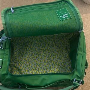 Baboon to the Moon Go-Bag — Mini (32L) Green Travel Bag.  DrunkElephant Collab